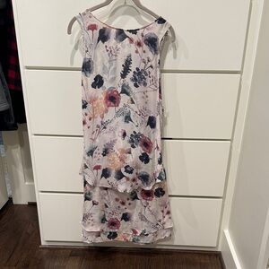 Haute Hippie Multicolor Floral High Low skirt & Top set